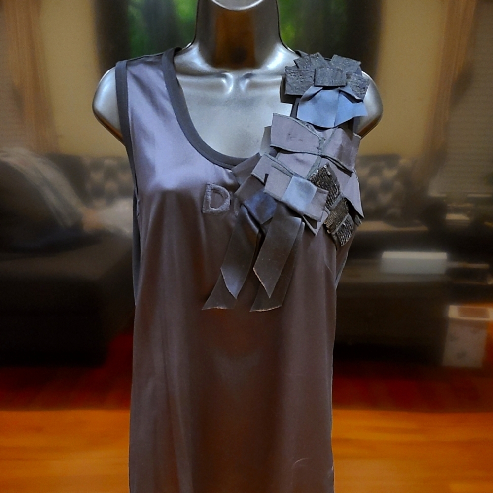 Dolce&Gabbana embellished silk/cotton top size 8